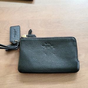 Coach Black Wristlet